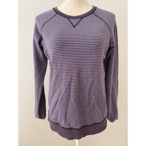 Lululemon Open Your Heart Lightweight Reversible Sweatshirt‎ Purple Sz Large
